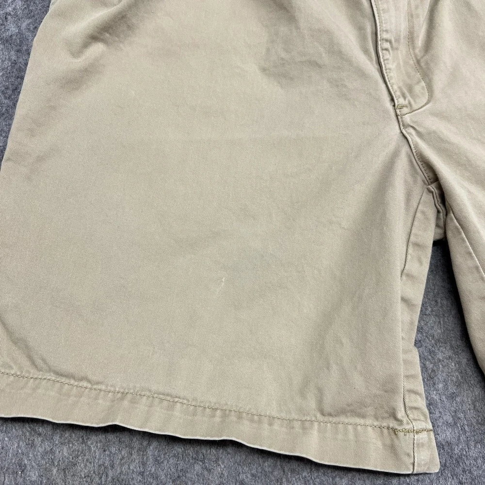 Polo‎ Ralph Lauren Shorts Mens 38 Beige Tyler Short Pleated Chino Cotton Preppy